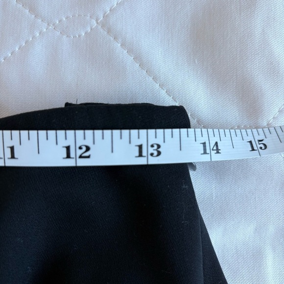 ☀️Dana Buchanan Black Wool Blend Straight Leg Pants - Picture 8 of 11